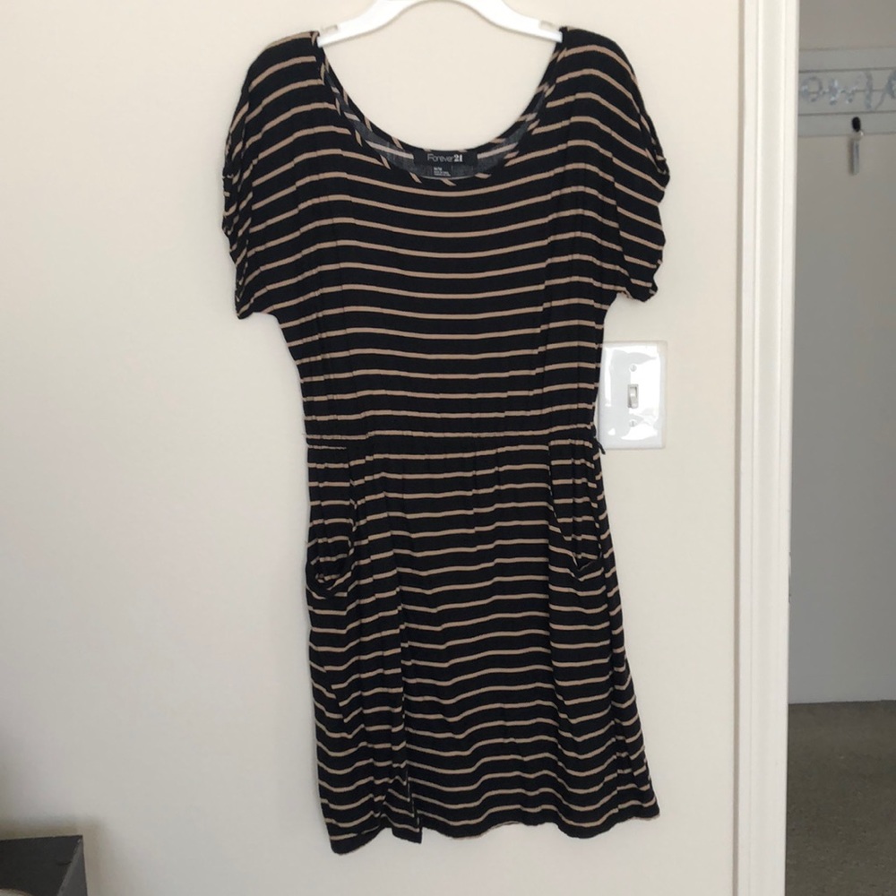 Short Sleeve Black Casual Dress